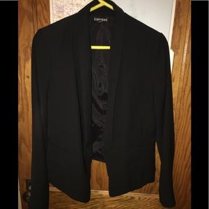 Express Black fitted blazer